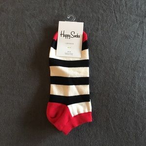 NWT Happy Socks Striped “Low Socks” - Size 10-13